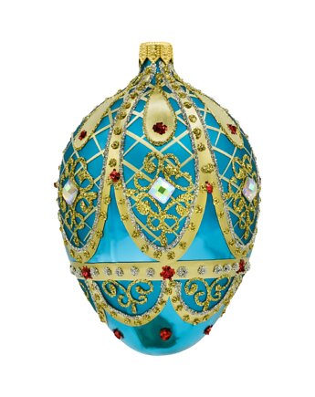 Bombka choinkowa: Ekskluzywne jajo Faberge: turkusowe, Syn Bombkarza