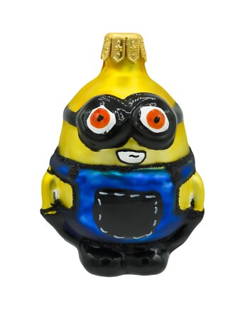 Bombka choinkowa: Żółty stworek: mały, Syn Bombkarza