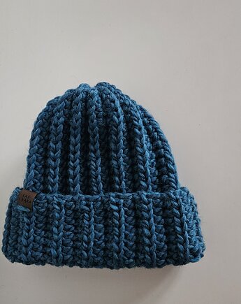 Czapka wełniana w kolorze turkusowym, Las i Łąka