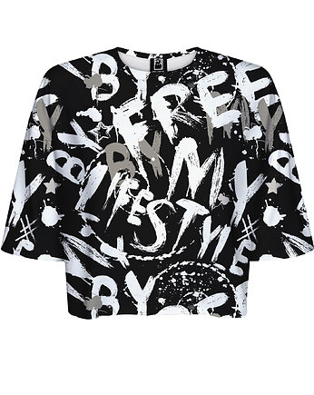 DR.CROW T-shirt Krótki CROP Life Style, DrCrow