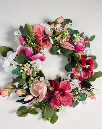 Wianek dekoracyjny z kwiatów, Agrafka