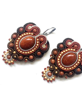 Sutaszowe kolczyki FLORENCE, Sylwia Żak