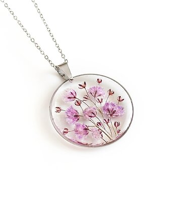 Naszyjnik z kwiatami, prezent na święta, Colie