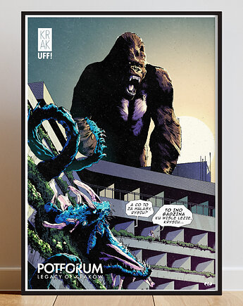 Plakat PotForum - Legacy Of Kraków KRAK-UFF!, OKO MI SKOKO