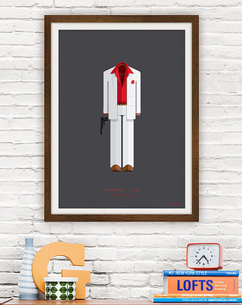Scarface - Człowiek z blizną - plakat A3, minimalmill
