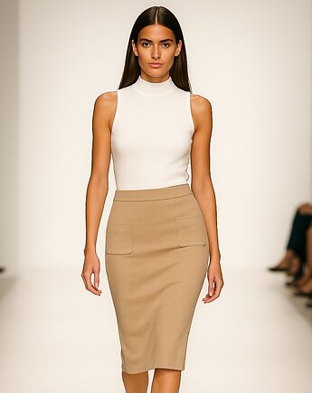 Bluzka ecru YY500100, YULIYA BABICH