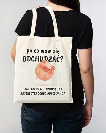 Torba bawełniana "Po co mam się odchudzać... 01", Fotobloki and decor