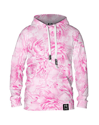 Damska Bluza z kapturem  Peonies Pink, DrCrow