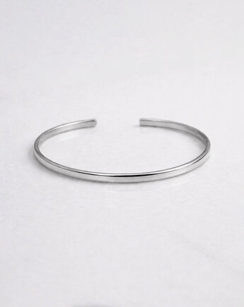 Gładka - srebrna bransoletka - różne rozmiary, Caltha