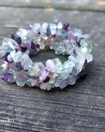 Bransoletka z fluorytu, cynamonn