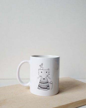 330 ml kubek z lisem i kaktusem, MUKI design