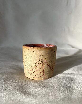 Czarka górska - różowa, szkliwiona_art