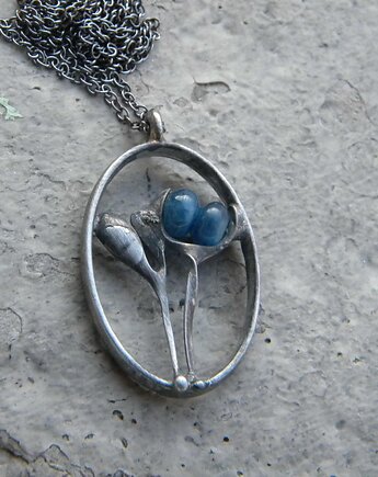 Kianity - z gałązką - naszyjnik, Beata Trotter