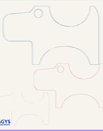 Doggy - kolorowanka , malowanka na płótnie , ZAKROPKUJ , ZAKRESKUJ , ..., LABORATORYART