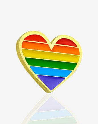 Pins "Tęczowe Serce LGBT", PINSWEAR