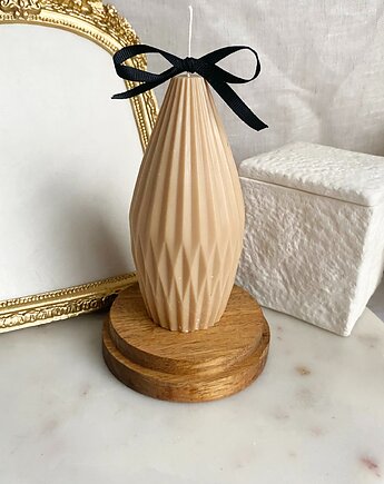 Świeca ekologiczna sojowa dekoracyjna "Grusha" 137x65mm, Coccola JEWELLERY