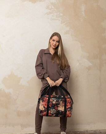Torba welurowa podróżna flamenco, sacky bag