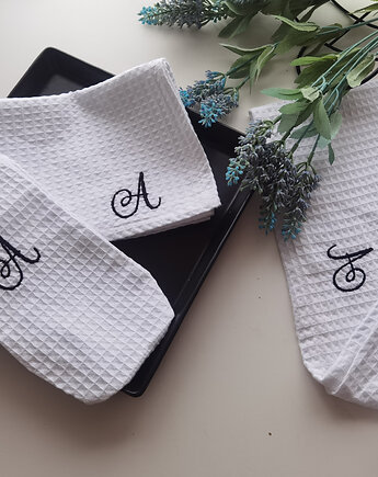 Personalizowany zestaw prezentowy - myjka, ręcznik, turban, Little Angels