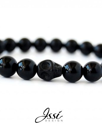 bransoletka męska BLACK SKULL, ISSI Jewelry