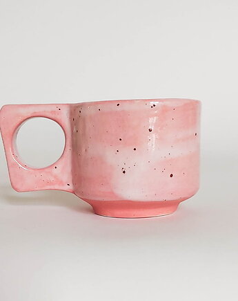 Porcelanowa Filiżanka Espresso Różowy, Jira Ceramics
