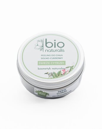 NATURALNY PEELING DO CIAŁA SOLNO-CUKROWY o zapachu ŚWIEŻYCH CYTRUSÓW, Bionaturalis