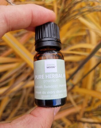 Wegański olejek do pielęgnacji stóp i paznokci PURE HERBAL óil premium, GREEN MOON