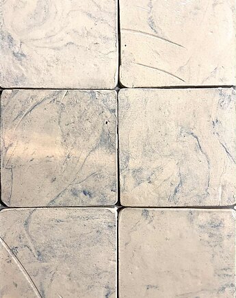 Płytki ceramiczne Rozeta Mix duże, ręcznie robione kafle z unikalnymi wzorami, Ceramika Nastawka