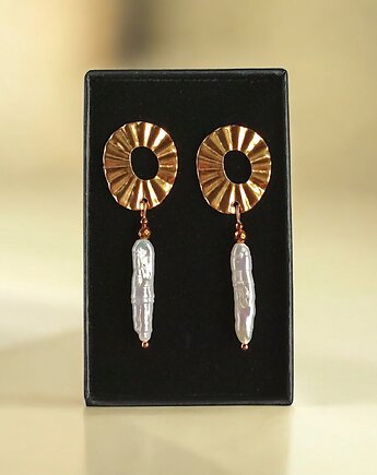 Długie perły : kolczyki : wyjątkowy prezent PREMIUM : IV, kaktusia