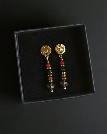 Kolczyki jesienne : ozdobne sztyfty