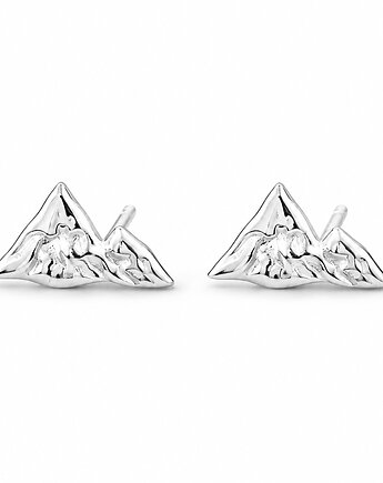 Kolczyki GÓRY- srebro,złoto,różowe złoto, ISSI Jewelry