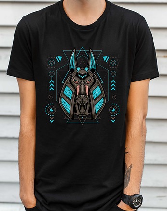 Koszulka organiczna z nadrukiem Anubis, ART ORGANIC