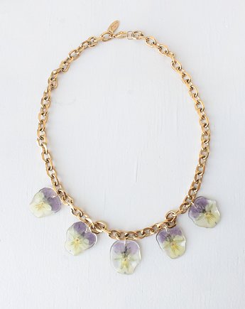 Naszyjnik z fiołkami, Flores Jewellery