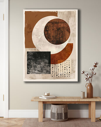 Geometria natury - Obraz na płótnie - Druk Blejtrama, Minimalizm, Loft #58, Black Sapphire Art