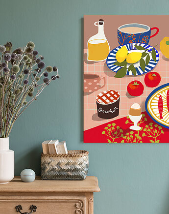 Obraz na płótnie Poranek bez pośpiechu50x70cm, NOWdeco