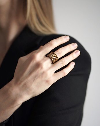 Pierścionek HONOUR jasno-brązowy, ZY.JEWELLERY