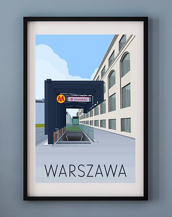 Plakat WARSZAWA, OSOBY - Prezent dla dwojga