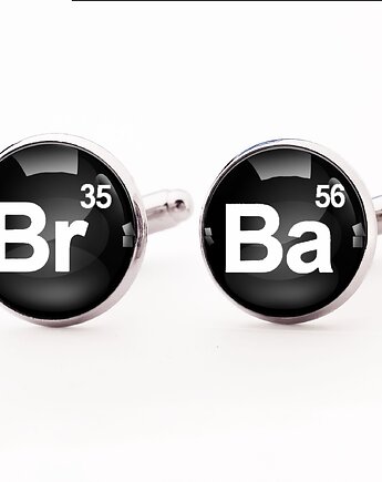 Breaking bad - spinki do mankietów dla chemika - 0495, EgginEgg Men