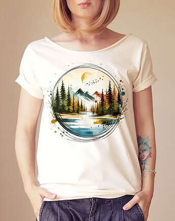 Wakacje góry Waniliowy oversize, ONE MUG A DAY