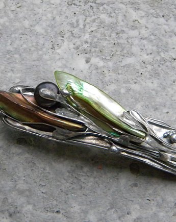 Liście  - klamra do włosów, Beata Trotter