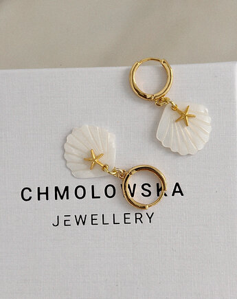 Kolczyki z muszlą, Chmolowska Jewellery