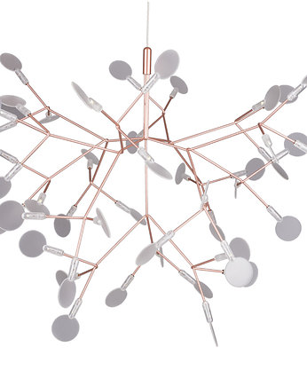 Lampa wisząca ledowa CHIC BOTANIC miedziana 72cm, Step Into Design