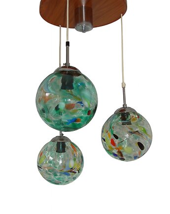 Lampa wisząca vintage z lat 80, Relikt design