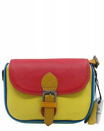 Listonoszka torebka damska skóra naturalna kolorowa oryginalna OLIVKA, Olivka Warsaw