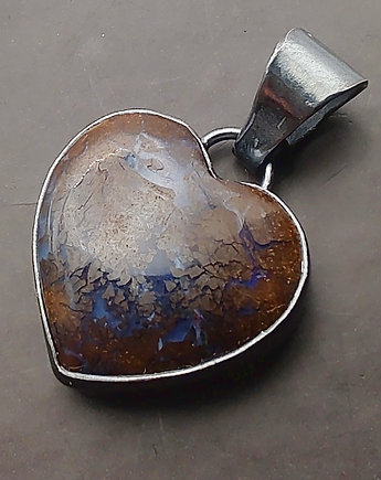 Boulder opal heart, Pracownia Neores