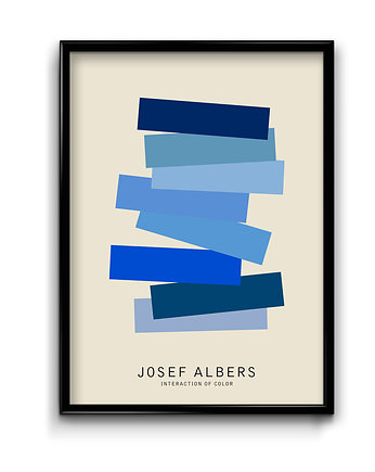 Plakat Josef Albers Interaction No.2, Bury Lis