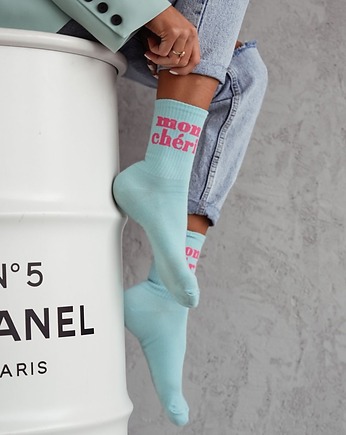 Skarpetki Mon Cheri baby blue, NOMAD