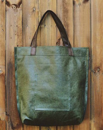 Torba Mr.m Vintage green skóra naturalna, Monkey Machine