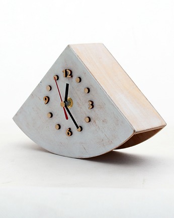 Zegarek CICHY Bujaczek BIAŁY, Clock Wood Studio