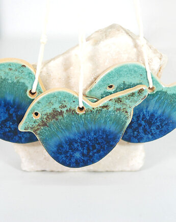 Ceramiczne sikorki czerwone brzuszki, 10FingersArt