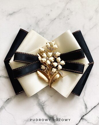 Kolekcja Kwiatowa Brosza z kwiatami, Pudrowy Różowy